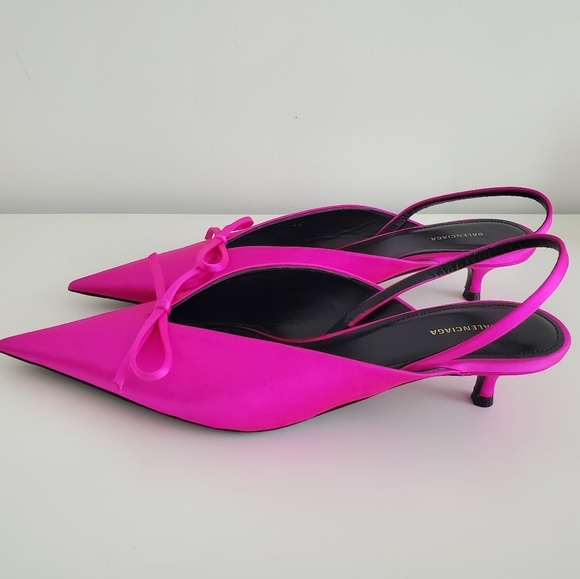 Fuchsia Pointed Toe Heels